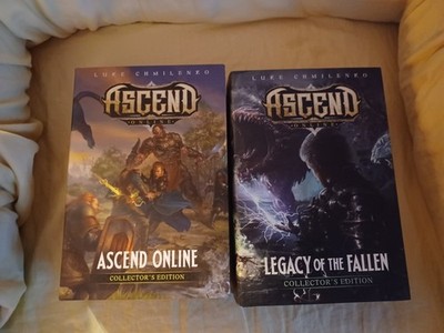 Ascend Online Books 1 & 2 Collector's Edition Signed Bookplate By Luke Chmilenko