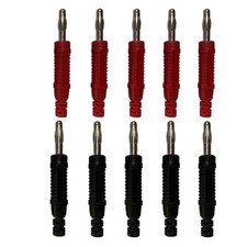 4mm Banana Plugs Solder DIY Plug Male Connectors Adapters for Red