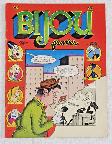 Vintage Bijou Funnies #3 Underground Comix 1969 Softcover Adults Only Comic Book - Picture 1 of 10
