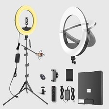 Fyrxznth Ring Light 18 Stand 55W 6700K Led Light63 Tripodmulti-Angle Adjustable