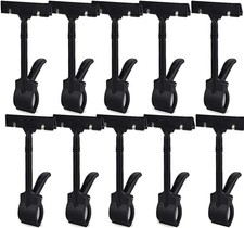 Plastic Merchandise Sign Clip Rotatable Pop Clip-on Holder Stand Price Display