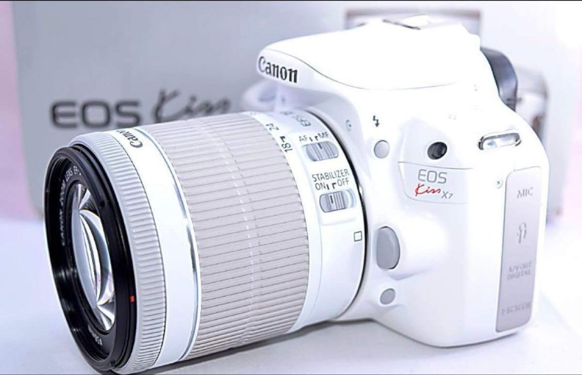 Canon kiss x7 ☆ Rare white ☆ Transfer to smartphone ☆ High