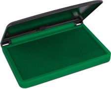 Large Green Stamp Pad - 2-3/4" by 4-1/4" - Premium Quality Felt Pad