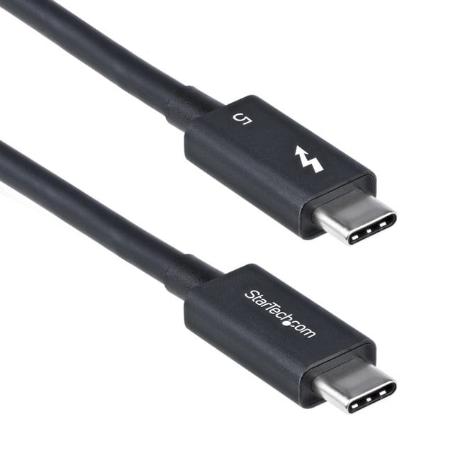 StarTech.com 1.5ft 50cm Thunderbolt 5 Cable 80Gbps/Up to 120Gbps 240W PD 8K 60Hz