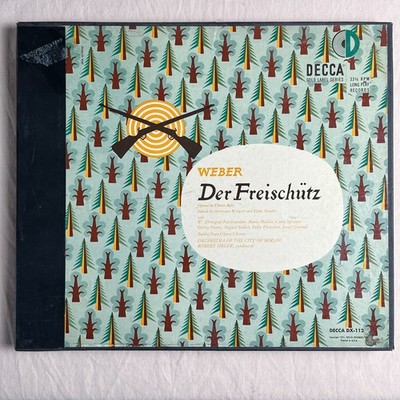 WEBER Der Freischutz (Opera In Three Acts) 1951 Vinyl Box Set Decca DX-112 - VG+