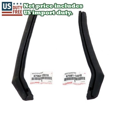 OEM L/R Quarter Weatherstrips 71-77 Toyota Corolla Celica TA22 23 RA21 23 28 Fit
