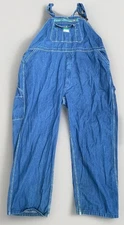 LIBERTY Overalls Bib Men's 56x32 Farmer Shop Denim Carpenter