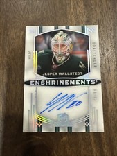 2024-25 Upper Deck The Cup Enshrinements Auto Jesper Wallstedt /99 #E-JW