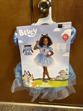 Bluey Costume Toddler Dress - Size Small 2T - New with Tags