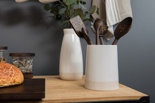 Image of Artisan Street Stoneware White/Stone Pitcher Jug