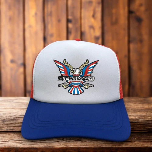 The Diplomats 1997 Dipset Mens Trucker Hat Blue 90s Legendary Hip Hop Ball Cap - product listing photo