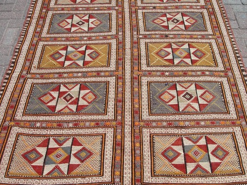 Kilim Rug 5x8 Anatolian - Kelim teppich - Picture 5 of 10