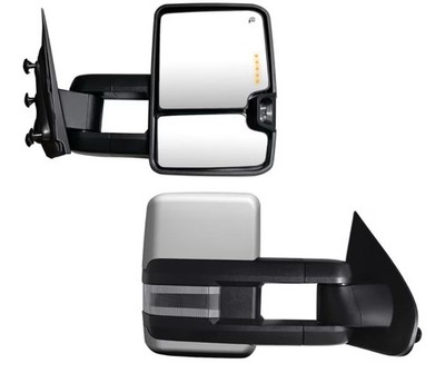 Towing Mirrors Chrome for 2014-2018 Chevy Silverado GMC Sierra 1500 2500 HD 3500
