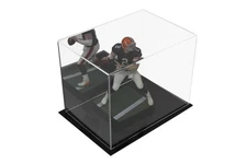 Acrylic Display Case-Small Rectangle Box w/ Mirror 8.25" x 6" x 6.75" (A003-MDS)