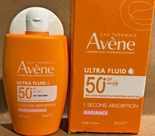 Avene Sun Care Ultra Fluid Radiance 50ml SPF 50+ Exp 10/2027 NIB