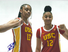 RAYA MARSHALL Signed 8.5 x 11 Basketball WNBA Photo USC Trojans CONNECTICUT SUN