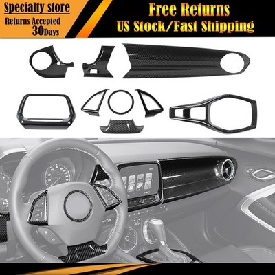 Interior / Exterior Full Decor Panel Cover Trim for Chevy Camaro 2017+ Carbon