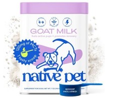 Organic Goat Milk Powder - Healthy Digestive Support for Dogs Cats 5/2026