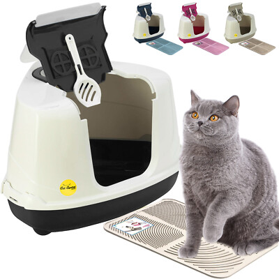 corner kitty litter box
