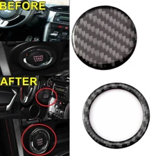 Real Carbon Fiber Engine Start Stop Switch Button Decal Ring Fits 13-21 BRZ 86