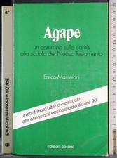 AGAPE. ENRICO MASSERONI. EDIZIONI PAOLINE.