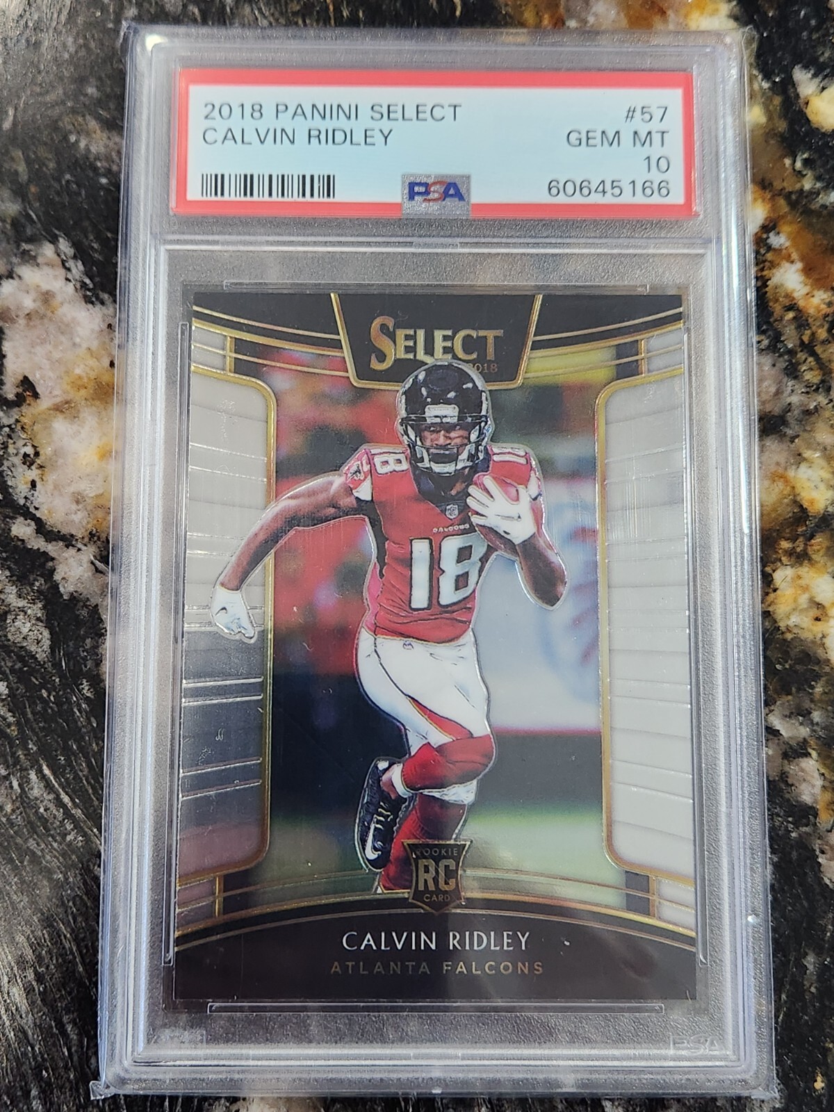 2018 Calvin Ridley RC #57 Select Concourse Psa 10 Gem Mint*