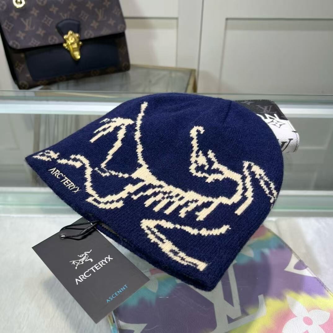 Arc’teryx beanie Arc'teryx Adult Word Head Toque in Black Sapphire