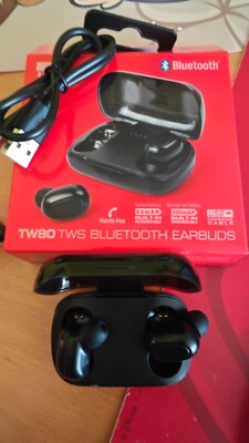 Bluetooth Earbuds TW80 TWS Earbuds  new one