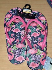 Flip-Flop Kids Girls Flamingo Sandels Discontinued NEW L 2/3 Large Paris Blues