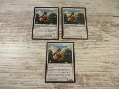 3x Arbiter of Knollridge - NM/EX - 2x Lorwyn 1x Commander 2011 - English - MTG