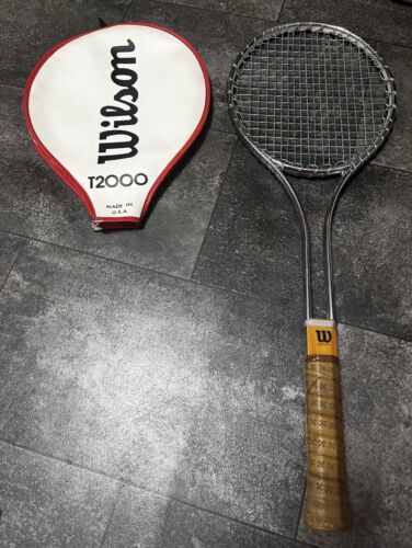 Vintage 1970’s Wilson T2000 Jimmy Conners Tennis Racket