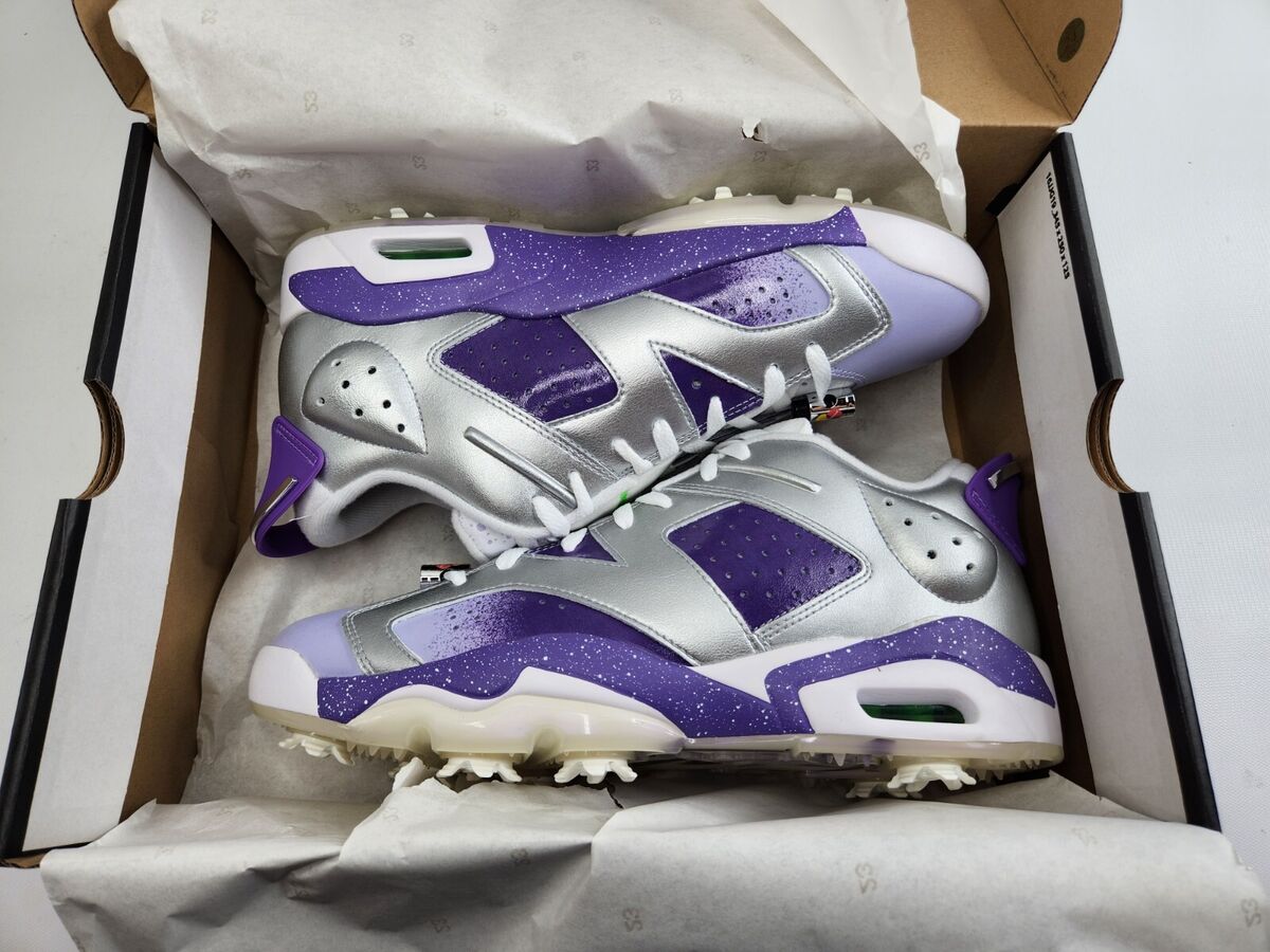 Jordan Retro 6 G NRG Metallic Silver Oxygen Purple Golf Jordan Retro 6 G NRG Metallic Silver Oxygen Purple Golf
