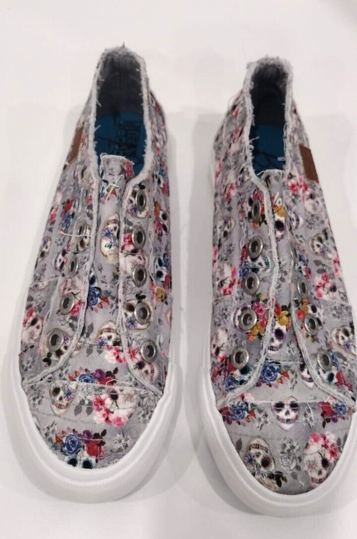 BLOWFISH MALIBU SNEAKERS TENNIS SHOES GRAY SUGARSKULL ZS001 US 8 eBay