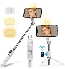 ACEHE Selfie Stick for iPhone Wireless Bluetooth Tripod Selfie Stick with LED...