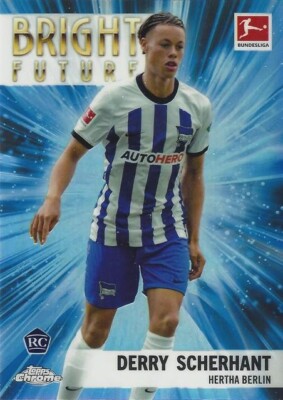 2022-23 Topps Chrome Bundesliga Soccer 'Bright Future' Set - 1:6 Packets