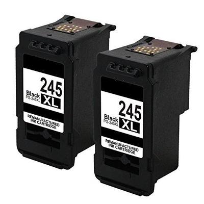 2-Pack PG-245XL Black Ink Cartridge Replacement For Canon PIXMA IP2820 MG2420 MG2520 TR4520 MX492