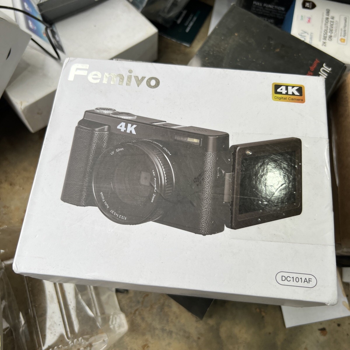 FEMIVO 4K Digital Camera DC101AF 16X Zoom Camera | eBay