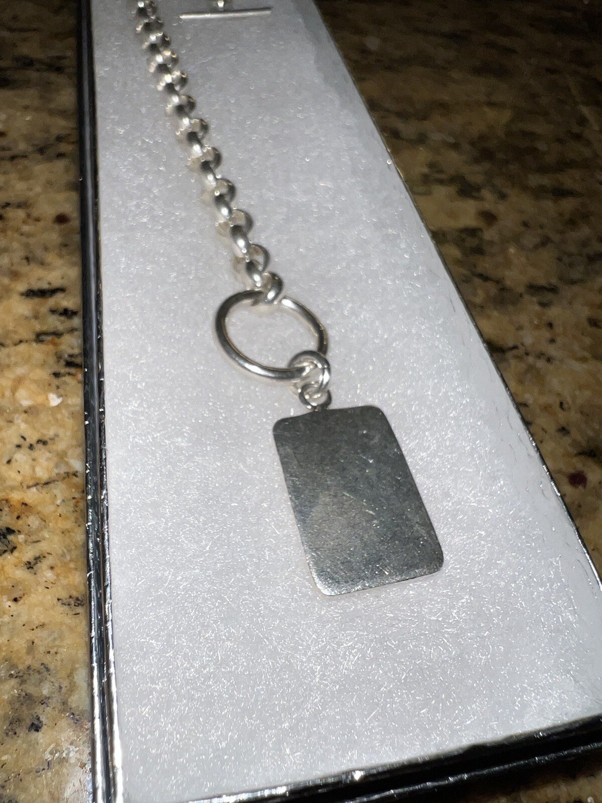 Solid 925 Solid Silver Bracelet (33.90g) - image 3