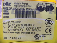 1Pcs new  PILZ PNOZ X3P 24VDC 24VAC, 777310 PNOZX3P Safety Relay
