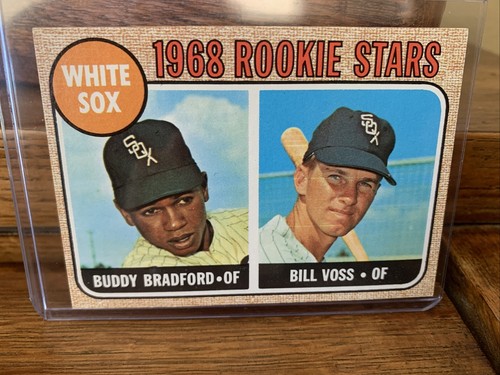 1968 TOPPS CHICAGO WHITE SOX ROOKIE STARS BRADFORD AND VOSS BASEBALL ...