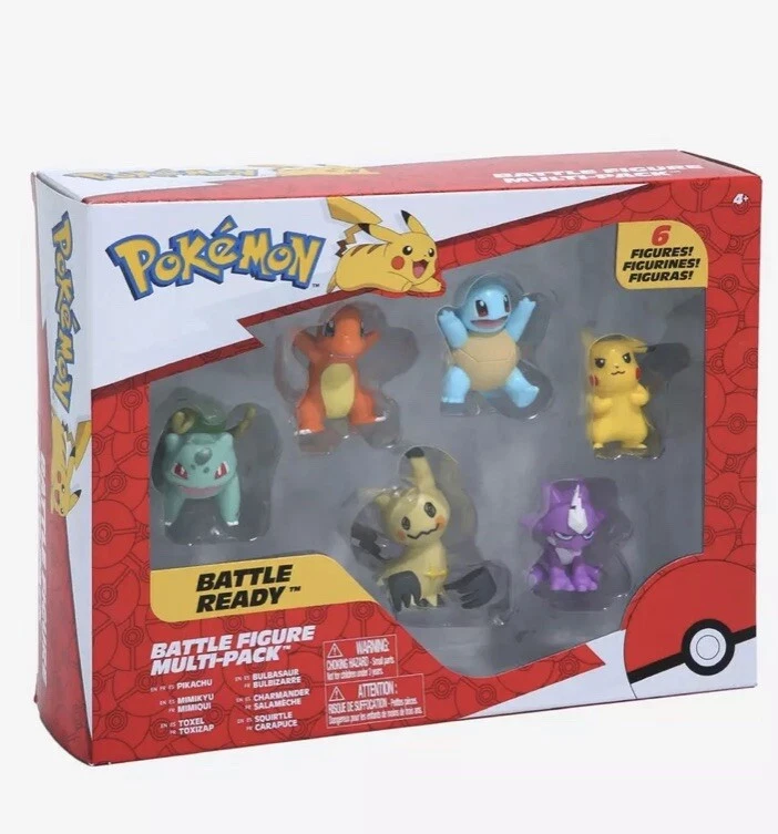 Pokémon Battle Figure 4 Pack - Translucent Figures