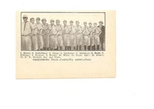 Greensboro Patriots & McKeesport Tubers 1912 Team Picture Joe Harris