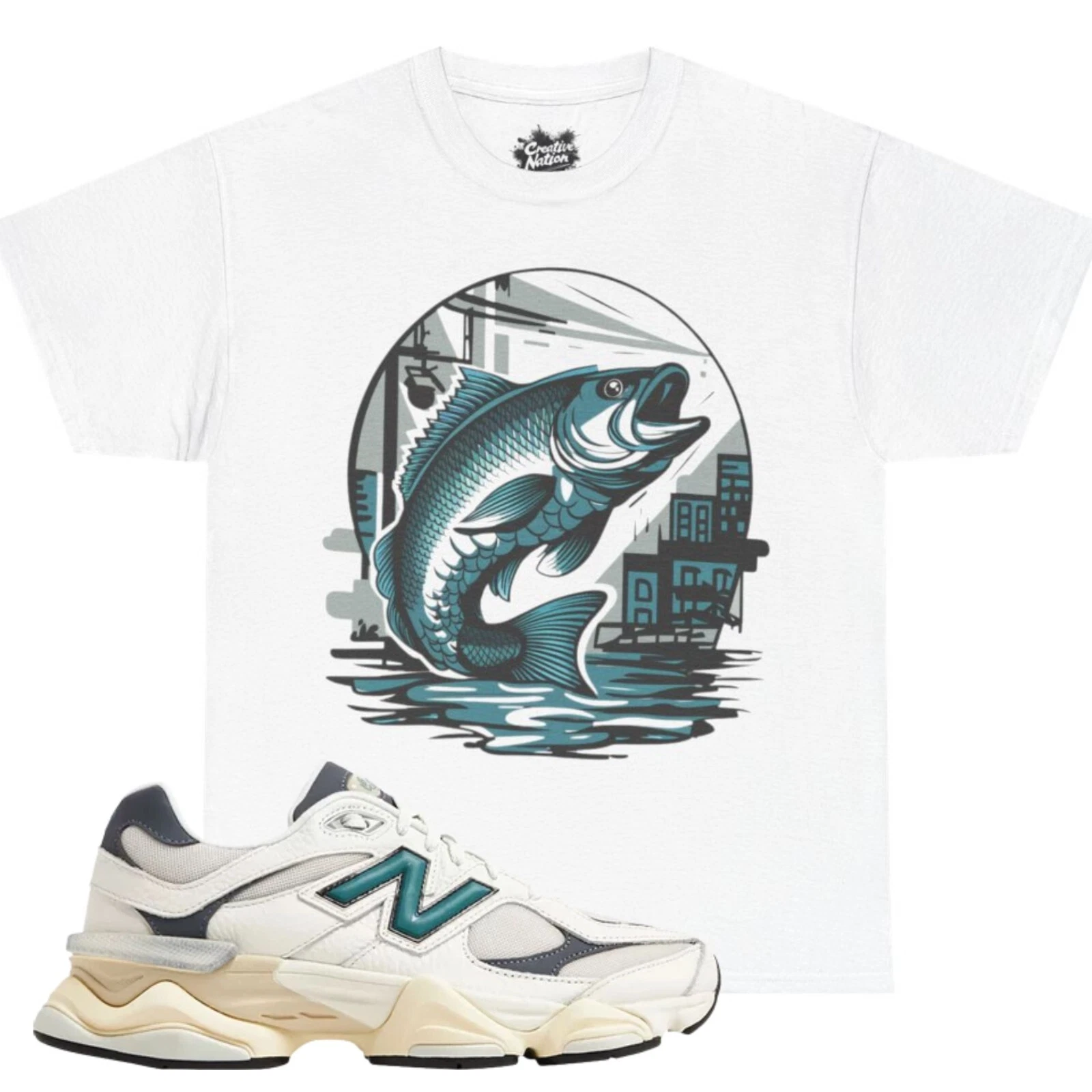 Shirt To Match New Balance 9060 New Spruce Unisex Tee Fishing Shirt Birthday