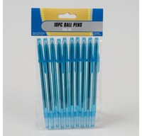 10 Pack Of Ballpoint Pens Blue Ink Case Pack 48-1989970 on sale 10 Pack Of Ballpoint Pens Blue Ink Case Pack 48-1989970 on sale