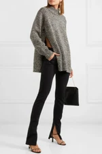 NWT $990 The Row Corso Stretch Wool Legging Pants in Black sz 2/XS