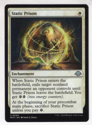MTG Modern Horizons 3 Uncommon Karte #44 Static Prison