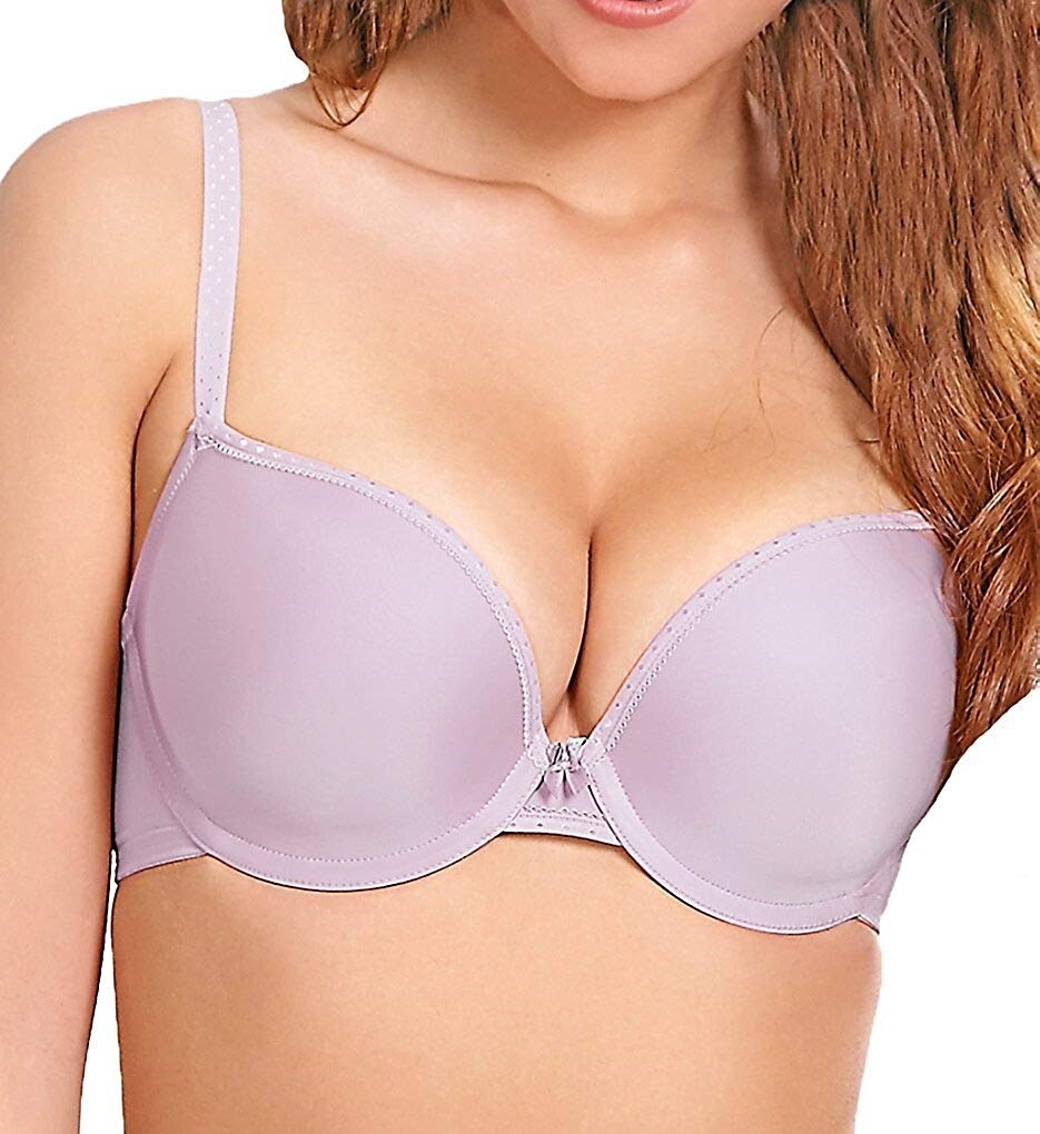 Cleo 158980 Women s Koko Plunge Purple Lavender Thistle Underwire Bra cleo-158980-women-s-koko-plunge-purple-lavender-thistle-underwire-bra