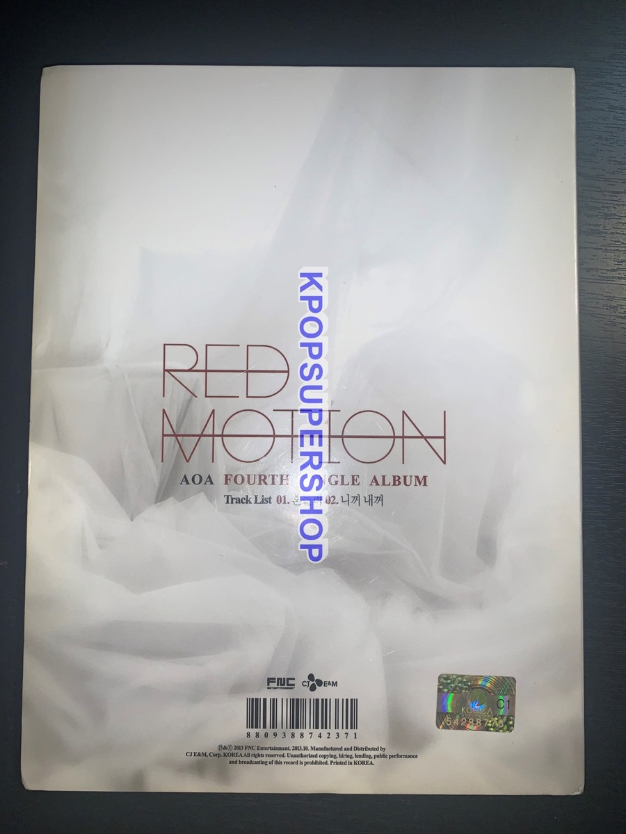 AOA 4th Single Album Vol. 4 Red Motion CD Photobook Great