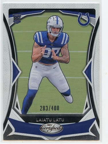2024 Panini Certified #111 Laiatu Latu #'d/400 RC Indianapolis Colts
