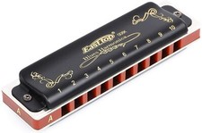 EASTTOP Harmonica Key of A 10Hole 20Tone Diatonic Blues Harmonica Top Grade Gift